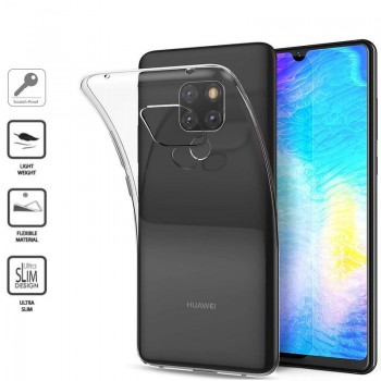 Permatomas silikoninis dėkliukas 1.0 mm. (Huawei MATE 20)